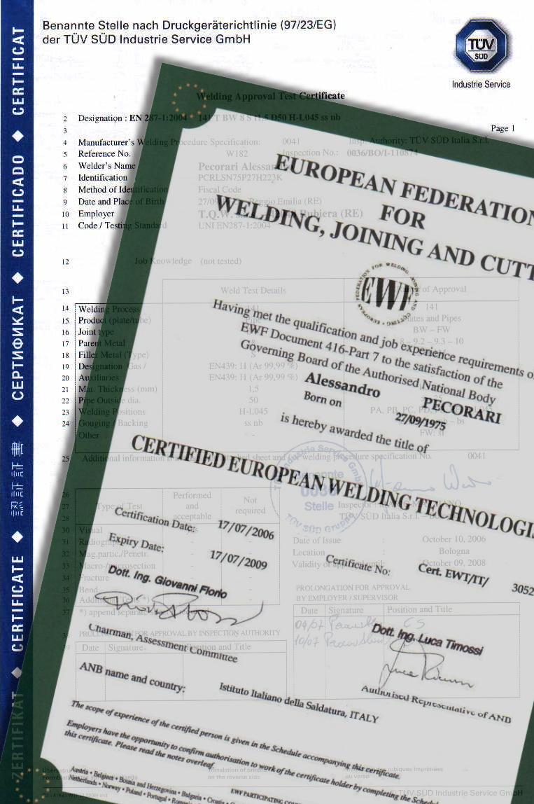 Certificazione